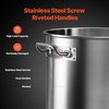image:imageVEVOR Stainless Steel Stockpot 84 Quart Large Cooking Pots Cookware Sauce Pot with Basket Lid and Handle Heavy Duty Commercial Grade Stock Pot Sanding Treatment for Large Groups Events Silver53 Quarts