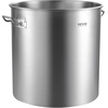 image:imageVEVOR Stainless Steel Stockpot 84 Quart Large Cooking Pots Cookware Sauce Pot with Basket Lid and Handle Heavy Duty Commercial Grade Stock Pot Sanding Treatment for Large Groups Events Silver100 Quarts