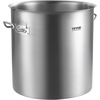 image:imageVEVOR Stainless Steel Stockpot 84 Quart Large Cooking Pots Cookware Sauce Pot with Basket Lid and Handle Heavy Duty Commercial Grade Stock Pot Sanding Treatment for Large Groups Events Silver53 Quarts