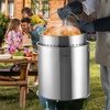 image:imageVEVOR Stainless Steel Stockpot 84 Quart Large Cooking Pots Cookware Sauce Pot with Basket Lid and Handle Heavy Duty Commercial Grade Stock Pot Sanding Treatment for Large Groups Events Silver100 Quarts