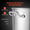 image:imageVEVOR Stainless Steel Stockpot 84 Quart Large Cooking Pots Cookware Sauce Pot with Basket Lid and Handle Heavy Duty Commercial Grade Stock Pot Sanding Treatment for Large Groups Events Silver84 Quarts