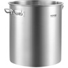 image:imageVEVOR Stainless Steel Stockpot 84 Quart Large Cooking Pots Cookware Sauce Pot with Basket Lid and Handle Heavy Duty Commercial Grade Stock Pot Sanding Treatment for Large Groups Events Silver42 Quarts