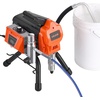 image:imageVEVOR Stand Airless Paint Sprayer 1500W 3300PSI High Pressure Airless Sprayer Cleaning Brush Hose Extension Rod Nozzles Electric Spray Paint Machine for Large Apartments Factory Buildings1500W Stand Airless Paint Sprayer