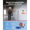 image:imageVEVOR Stand Airless Paint Sprayer 1500W 3300PSI High Pressure Airless Sprayer Cleaning Brush Hose Extension Rod Nozzles Electric Spray Paint Machine for Large Apartments Factory Buildings1500W Stand Airless Paint Sprayer