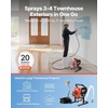 image:imageVEVOR Stand Airless Paint Sprayer 1500W 3300PSI High Pressure Airless Sprayer Cleaning Brush Hose Extension Rod Nozzles Electric Spray Paint Machine for Large Apartments Factory Buildings900W Stand Airless Paint Sprayer