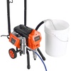 image:imageVEVOR Stand Airless Paint Sprayer 650W 3000PSI High Pressure Airless Sprayer with Cart Cleaning Brush Hose Extension Rod Nozzles Electric Spray Paint Machine for House Exterior and Interior1500W WheeledAirless Paint Sprayer