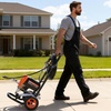 image:imageVEVOR Stand Airless Paint Sprayer 650W 3000PSI High Pressure Airless Sprayer with Cart Cleaning Brush Hose Extension Rod Nozzles Electric Spray Paint Machine for House Exterior and Interior900W WheeledAirless Paint Sprayer