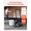 image:imageVEVOR Stand Airless Paint Sprayer 650W 3000PSI High Pressure Airless Sprayer with Cart Cleaning Brush Hose Extension Rod Nozzles Electric Spray Paint Machine for House Exterior and Interior950W WheeledAirless Paint Sprayer