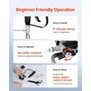 image:imageVEVOR Stand Airless Paint Sprayer 650W 3000PSI High Pressure Airless Sprayer with Cart Cleaning Brush Hose Extension Rod Nozzles Electric Spray Paint Machine for House Exterior and Interior650W WheeledAirless Paint Sprayer