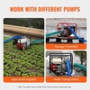image:imageVEVOR Suction Hose 2 in x 20 ft Green High Quality Hose with Camlock Connectors and Aluminum Fittings Fit Various Pumps for Sewage Treatment Water Transportation and More Agricultural Purposes2 x 20 suction hose  50 Backwash Hose