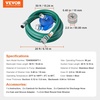 image:imageVEVOR Suction Hose 2 in x 20 ft Green High Quality Hose with Camlock Connectors and Aluminum Fittings Fit Various Pumps for Sewage Treatment Water Transportation and More Agricultural Purposes2 x 20 suction hose  50 Backwash Hose