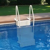 image:imageVEVOR Swimming Pool Ladder 4Step Double Handrails Stairs with NonSlip Heavy Duty Steps Reliable 400 lbs Max Load Capacity for 4854 in Inground amp AboveGround Pools of Any Decking Surface GreyMilk White