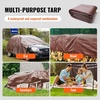 image:imageVEVOR Tarp 20x40 ft 16 Mil Extra Thick Waterproof Poly Plastic Tarps Cover MultiPurpose Outdoor Tarpaulin with Grommets amp Reinforced Edges for Truck RV Boat Camping BrownBrown
