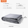 image:imageVEVOR Tarp 20x40 ft 16 Mil Extra Thick Waterproof Poly Plastic Tarps Cover MultiPurpose Outdoor Tarpaulin with Grommets amp Reinforced Edges for Truck RV Boat Camping BrownSilver  Brown
