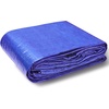 image:imageVEVOR Tarp 20x40 ft 16 Mil Extra Thick Waterproof Poly Plastic Tarps Cover MultiPurpose Outdoor Tarpaulin with Grommets amp Reinforced Edges for Truck RV Boat Camping BrownBlue