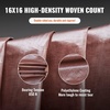 image:imageVEVOR Tarp 20x40 ft 16 Mil Extra Thick Waterproof Poly Plastic Tarps Cover MultiPurpose Outdoor Tarpaulin with Grommets amp Reinforced Edges for Truck RV Boat Camping BrownBrown