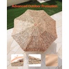 image:imageVEVOR Tiki Umbrella Thatched Patio Umbrella with Tilt Hawaiian Style Beach Parasol with PP Thatch and 8 Metal Ribs Grass Pool Umbrellas for Beach Patio Poolside Backyard amp Garden