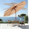 image:imageVEVOR Tiki Umbrella Thatched Patio Umbrella with Tilt Hawaiian Style Beach Parasol with PP Thatch and 8 Metal Ribs Grass Pool Umbrellas for Beach Patio Poolside Backyard amp Garden