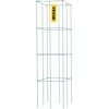 image:imageVEVOR Tomato Cages 118 x 118 x 461 5 Packs Square Plant Support Cages Silver PVCCoated Steel Tomato Towers for Climbing Vegetables Plants Flowers FruitsGreen