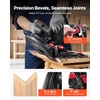 image:imageVEVOR Track Saw 612Inch PlungeCut Circular Saw Kit Tracksaw with 48Tooth CarbideTipped Blade 045 Angle Adjustment 216 in Cutting Depth for Wood Plastic Guide Rail Not Included BlackBlack