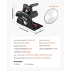 image:imageVEVOR Track Saw 612Inch PlungeCut Circular Saw Kit Tracksaw with 48Tooth CarbideTipped Blade 045 Angle Adjustment 216 in Cutting Depth for Wood Plastic Guide Rail Not Included BlackBlack