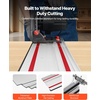 image:imageVEVOR Track Saw 612Inch PlungeCut Circular Saw Kit Tracksaw with 48Tooth CarbideTipped Blade 045 Angle Adjustment 216 in Cutting Depth for Wood Plastic Guide Rail Not Included BlackGuide Rail55