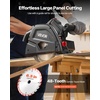 image:imageVEVOR Track Saw 612Inch PlungeCut Circular Saw Kit Tracksaw with 48Tooth CarbideTipped Blade 045 Angle Adjustment 216 in Cutting Depth for Wood Plastic Guide Rail Not Included BlackBlack
