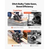 image:imageVEVOR Track Saw 612Inch PlungeCut Circular Saw Kit Tracksaw with 48Tooth CarbideTipped Blade 045 Angle Adjustment 216 in Cutting Depth for Wood Plastic Guide Rail Not Included BlackBlack