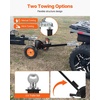 image:imageVEVOR Trailer Dolly 300lbs Tongue Weight Capacity 165 inch and 22 inch Height Adjustable Trailer Dolly with 178 inch and 2 inch Balls 85 inch Pneumatic Rubber Tire for Moving RV1500lbs