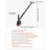 image:imageVEVOR Trailer Dolly 300lbs Tongue Weight Capacity 165 inch and 22 inch Height Adjustable Trailer Dolly with 178 inch and 2 inch Balls 85 inch Pneumatic Rubber Tire for Moving RV300lbs