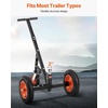 image:imageVEVOR Trailer Dolly 300lbs Tongue Weight Capacity 165 inch and 22 inch Height Adjustable Trailer Dolly with 178 inch and 2 inch Balls 85 inch Pneumatic Rubber Tire for Moving RV1000lbs
