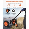 image:imageVEVOR Trailer Dolly 300lbs Tongue Weight Capacity 165 inch and 22 inch Height Adjustable Trailer Dolly with 178 inch and 2 inch Balls 85 inch Pneumatic Rubber Tire for Moving RV1000lbs