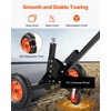 image:imageVEVOR Trailer Dolly 300lbs Tongue Weight Capacity 165 inch and 22 inch Height Adjustable Trailer Dolly with 178 inch and 2 inch Balls 85 inch Pneumatic Rubber Tire for Moving RV1500lbs
