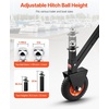 image:imageVEVOR Trailer Dolly 300lbs Tongue Weight Capacity 165 inch and 22 inch Height Adjustable Trailer Dolly with 178 inch and 2 inch Balls 85 inch Pneumatic Rubber Tire for Moving RV300lbs