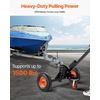 image:imageVEVOR Trailer Dolly 300lbs Tongue Weight Capacity 165 inch and 22 inch Height Adjustable Trailer Dolly with 178 inch and 2 inch Balls 85 inch Pneumatic Rubber Tire for Moving RV1500lbs