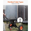 image:imageVEVOR Trailer Dolly 300lbs Tongue Weight Capacity 165 inch and 22 inch Height Adjustable Trailer Dolly with 178 inch and 2 inch Balls 85 inch Pneumatic Rubber Tire for Moving RV1500lbs