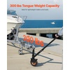 image:imageVEVOR Trailer Dolly 300lbs Tongue Weight Capacity 165 inch and 22 inch Height Adjustable Trailer Dolly with 178 inch and 2 inch Balls 85 inch Pneumatic Rubber Tire for Moving RV300lbs