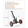 image:imageVEVOR Trailer Dolly 300lbs Tongue Weight Capacity 165 inch and 22 inch Height Adjustable Trailer Dolly with 178 inch and 2 inch Balls 85 inch Pneumatic Rubber Tire for Moving RV1500lbs
