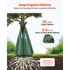 image:imageVEVOR Tree Watering Bags Slow Release 4 Pack 16 Gallons Tree Watering Ring Reusable Refillable Tree Irrigation Ring Water Bags Heavy Duty Watering System for Shrub Tree Root Drip Irrigation25Pcs 20Gal