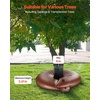 image:imageVEVOR Tree Watering Bags Slow Release 4 Pack 16 Gallons Tree Watering Ring Reusable Refillable Tree Irrigation Ring Water Bags Heavy Duty Watering System for Shrub Tree Root Drip Irrigation4Pcs 16Gal Ring