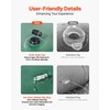 image:imageVEVOR Tree Watering Bags Slow Release 4 Pack 16 Gallons Tree Watering Ring Reusable Refillable Tree Irrigation Ring Water Bags Heavy Duty Watering System for Shrub Tree Root Drip Irrigation4Pcs 20Gal Ring