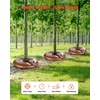 image:imageVEVOR Tree Watering Bags Slow Release 4 Pack 16 Gallons Tree Watering Ring Reusable Refillable Tree Irrigation Ring Water Bags Heavy Duty Watering System for Shrub Tree Root Drip Irrigation4Pcs 16Gal Ring