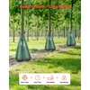 image:imageVEVOR Tree Watering Bags Slow Release 4 Pack 16 Gallons Tree Watering Ring Reusable Refillable Tree Irrigation Ring Water Bags Heavy Duty Watering System for Shrub Tree Root Drip Irrigation4Pcs 20Gal