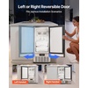 image:imageVEVOR Under Counter Ice Maker 66 LbsDay Under Counter Stainless Steel Nugget Ice Makers Machine with Drain Pump Reversible Door 18 Lbs Storage Freestanding Ice Maker for Commercial Home Kitchen
