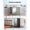 image:imageVEVOR Under Counter Ice Maker 80 LbsDay Stainless Steel Builtin Ice Makers Machine with Drain Pump Reversible Door 26lbs Storage Freestanding Ice Maker for Commercial Home Kitchen