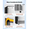 image:imageVEVOR Under Counter Ice Maker 80 LbsDay Stainless Steel Builtin Ice Makers Machine with Drain Pump Reversible Door 26lbs Storage Freestanding Ice Maker for Commercial Home Kitchen