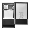 image:imageVEVOR Under Counter Ice Maker Machine Crescent Ice 25 LbsDay Stainless Steel Built in Ice Maker with Reversible Door 22Lbs Storage Ice Maker Machine for Commercial Home Kitchen No Drain RequiredCrescent Ice