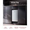 image:imageVEVOR Under Counter Ice Maker Machine Crescent Ice 25 LbsDay Stainless Steel Built in Ice Maker with Reversible Door 22Lbs Storage Ice Maker Machine for Commercial Home Kitchen No Drain RequiredCrescent Ice