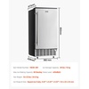 image:imageVEVOR Under Counter Ice Maker Machine Crescent Ice 25 LbsDay Stainless Steel Built in Ice Maker with Reversible Door 22Lbs Storage Ice Maker Machine for Commercial Home Kitchen No Drain RequiredCube Ice with Drain