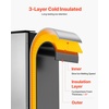 image:imageVEVOR Under Counter Ice Maker Machine Crescent Ice 25 LbsDay Stainless Steel Built in Ice Maker with Reversible Door 22Lbs Storage Ice Maker Machine for Commercial Home Kitchen No Drain RequiredCube Ice